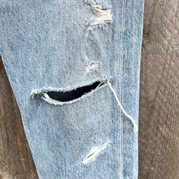 Agolde | Jamie High Rise Tapered Jeans In Shakedown (Light Blue) Size 26 - Picture 11 of 15